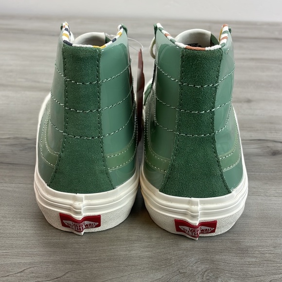 🔹VANS- (Karina Rozunko) MENS GREEN HIGH TOPS SHOES - Picture 6 of 11
